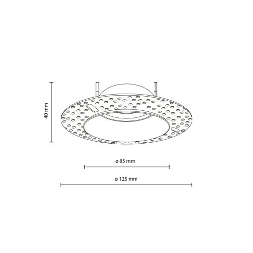 Точечный светильник TK Lighting FIRA WHITE 10574 ІР65