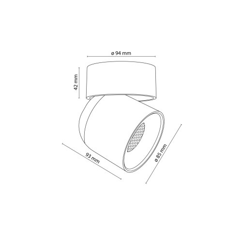 Точечный светильник TK Lighting TWIST BLACK 10575 ІР65
