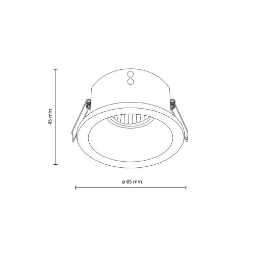 Точечный светильник TK Lighting OPTI WHITE 10578 ІР65