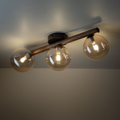 Люстра потолочная TK Lighting ESTERA WOOD ORZECH 11093