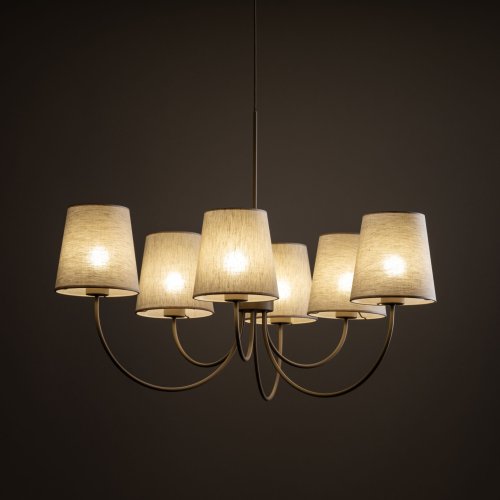 Люстра с абажурами TK Lighting CANDI SABIA 11072
