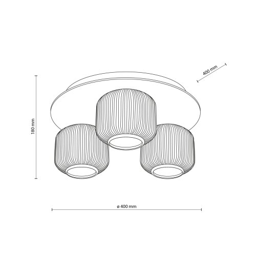 Люстра потолочная TK Lighting SALVIA BROWN 11068
