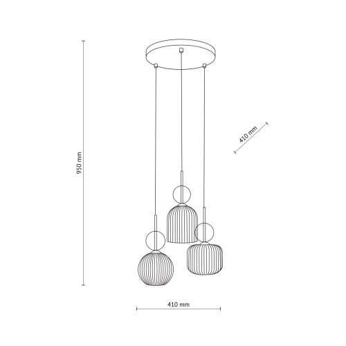 Люстра TK Lighting SOPHIA COGNAC 11041