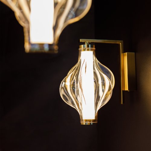 Светильник настенный(бра) TK Lighting ELVA BRASS 18218