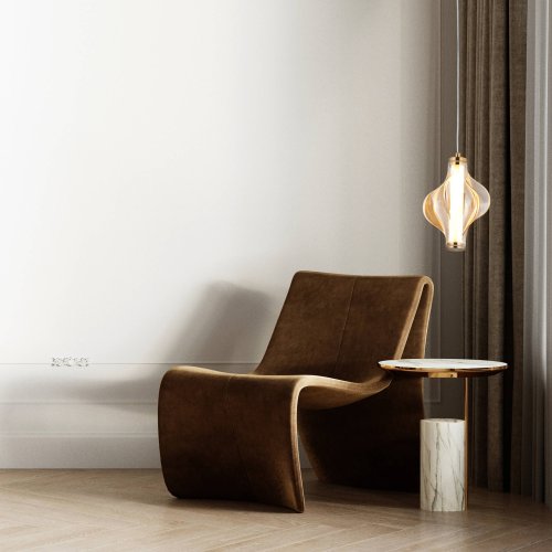 Люстра подвес TK Lighting ELVA BRASS 18212
