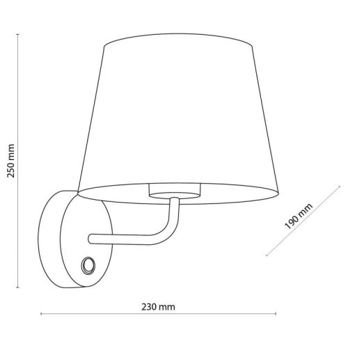 Світильник настінний(бра) TK Lighting Maja Nature 6445