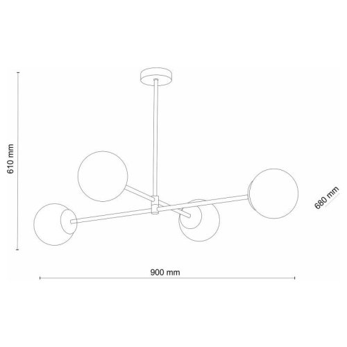 Люстра TK Lighting Sarius 4737