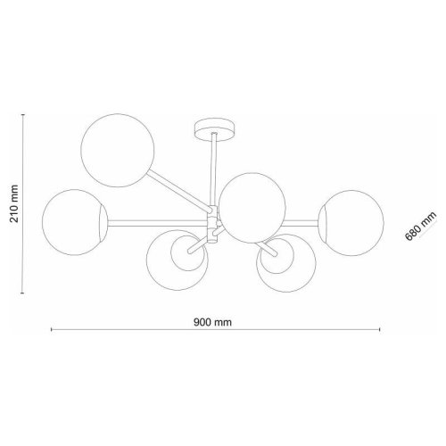 Люстра TK Lighting Sarius 4739