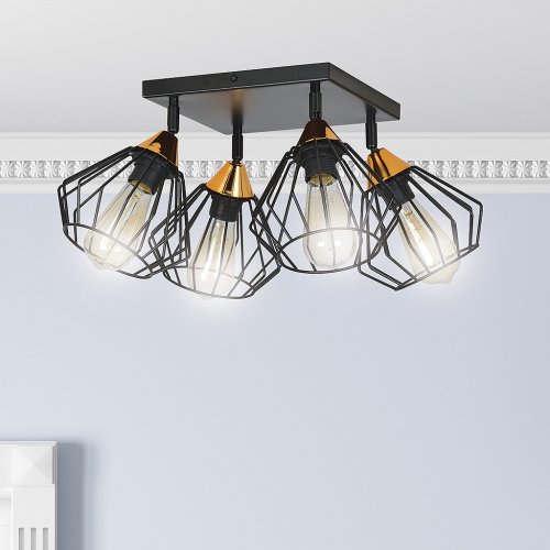 Люстра лофт EMIBIG Vesta Black 392/4A 