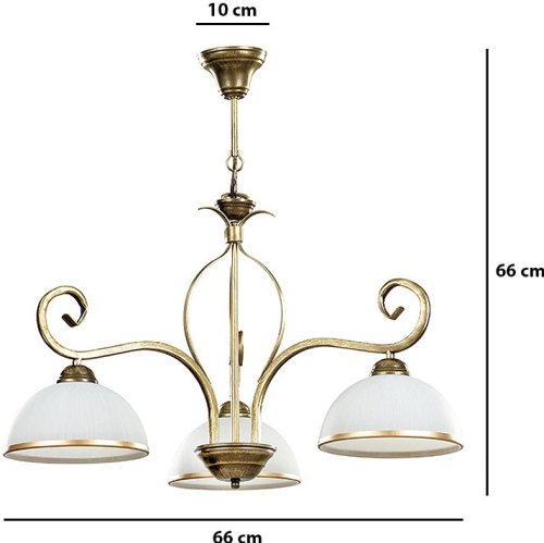 Люстра Emibig Wivara gold 149/3 