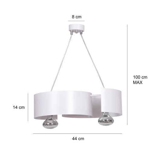 Люстра подвес современная Emibig Vixon White 306/2