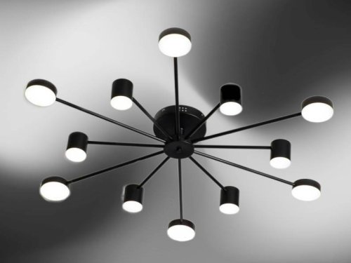 Люстра светодиодная Sirius ST 0087/12 BK 144W LED 
