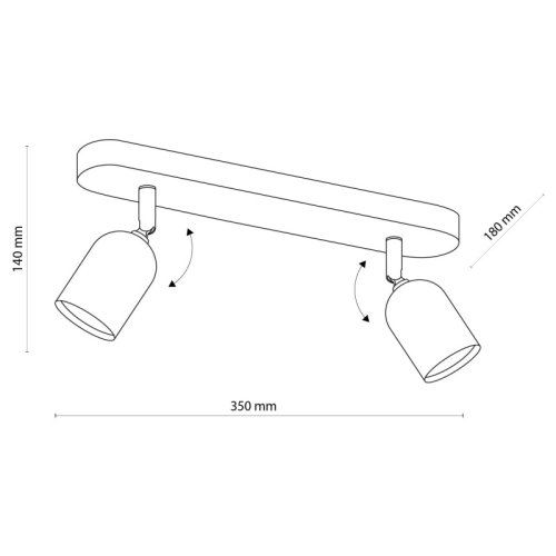 Світильник TK Lighting Top Black 2 4780