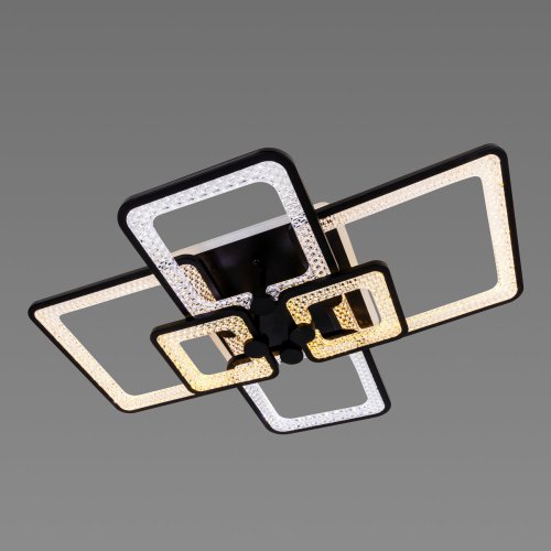 Люстра светодиодная Sirius S667/6H BK 120W LED с пультом+диммер