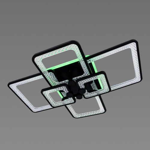 Люстра светодиодная Sirius S667/6H BK 120W LED с пультом+диммер