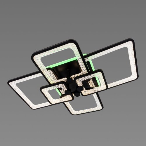 Люстра светодиодная Sirius S667/6H BK 120W LED с пультом+диммер