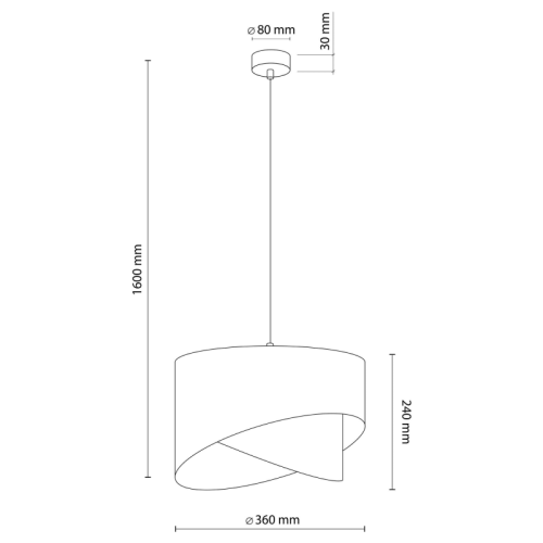 Люстра с абажуром TK Lighting Marlon 4826
