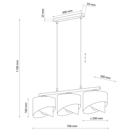 Люстра с абажурами TK Lighting Marlon 4827
