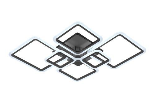 Люстра светодиодная Sirius S9116/6 BK 106W LED с пультом+диммер