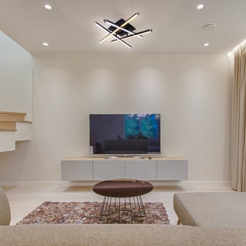 Люстра світлодіодна Sirius S599/4H GRAY 48W LED з пультом
