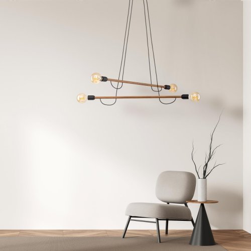 Люстра подвес лофт TK Lighting Helix Wood 4949