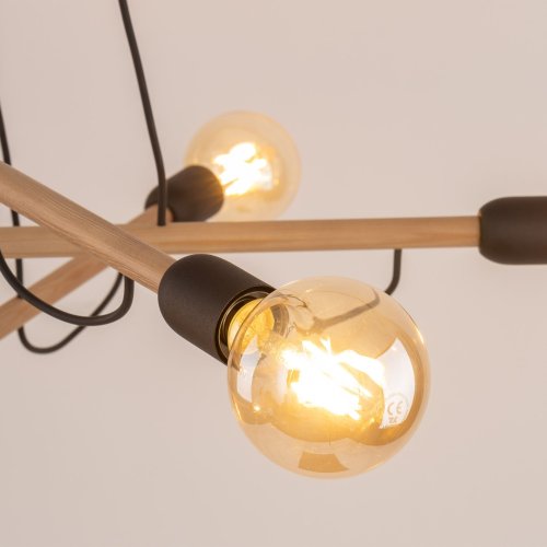 Люстра подвес лофт TK Lighting Helix Wood 4953