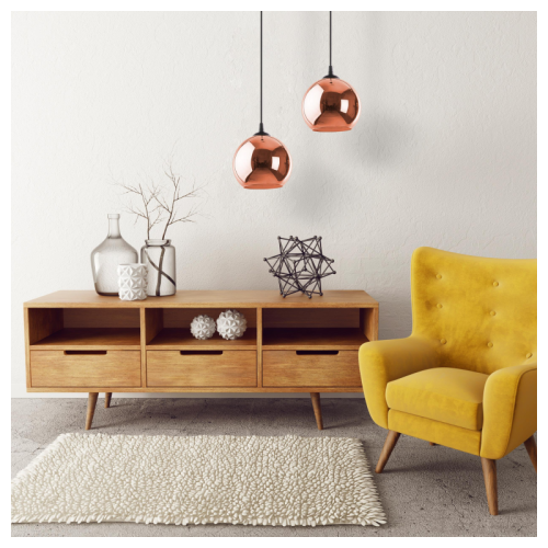 Люстра подвес TK Lighting VENEZIA MIEDŹ 5741