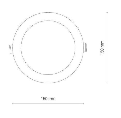 8778 Точковий світильник Nowodvorski CL KOS LED 10W, 4000K WHITE CN