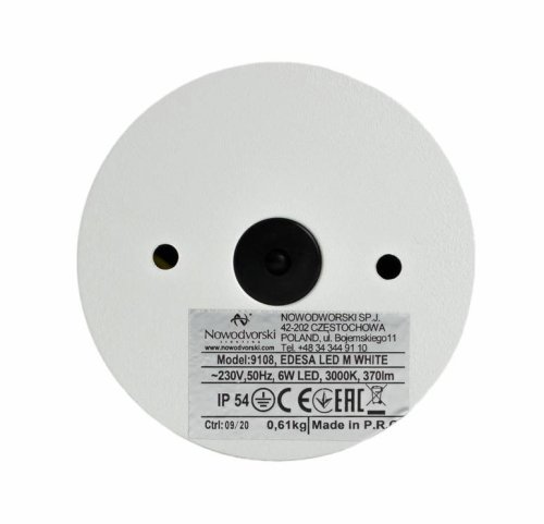 9108 Світильник вуличний Nowodvorski EDESA LED WHITE M CN