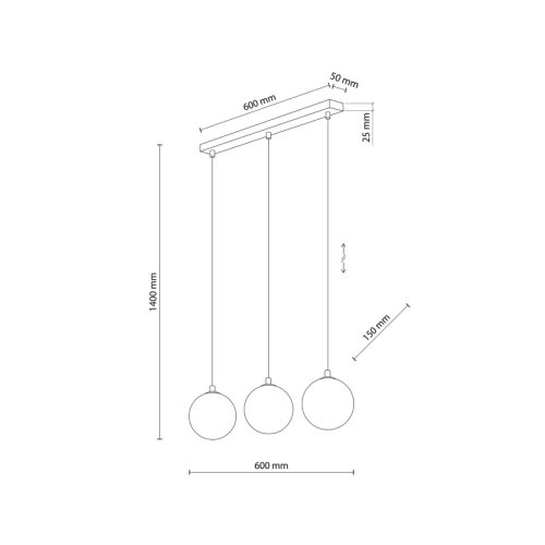 Люстра подвес TK Lighting Elena 5746