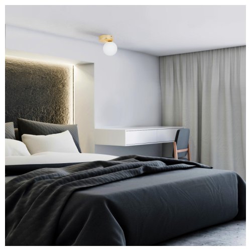 Светильник потолочный TK Lighting Bianca Gold 4695