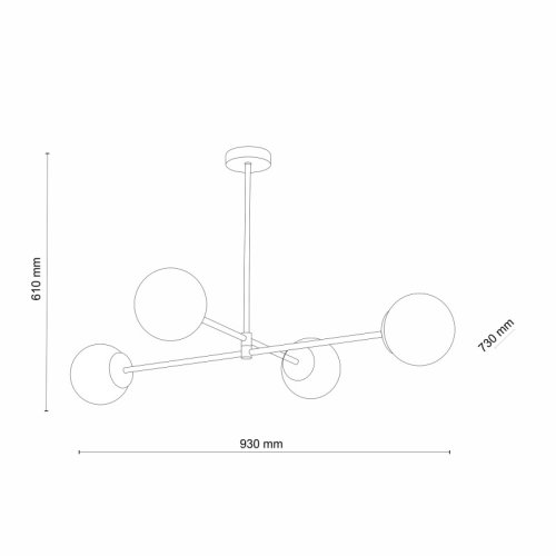 Люстра TK Lighting Cadix 4605