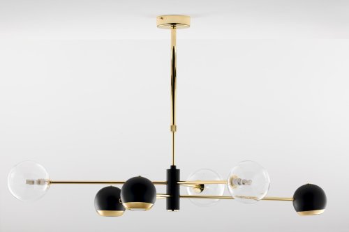 Люстра современная JUPITER MOKA 1967 MO6 CZ/MS TR