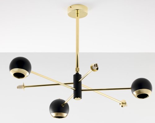 Люстра современная JUPITER MOKA 1967 MO6 CZ/MS TR