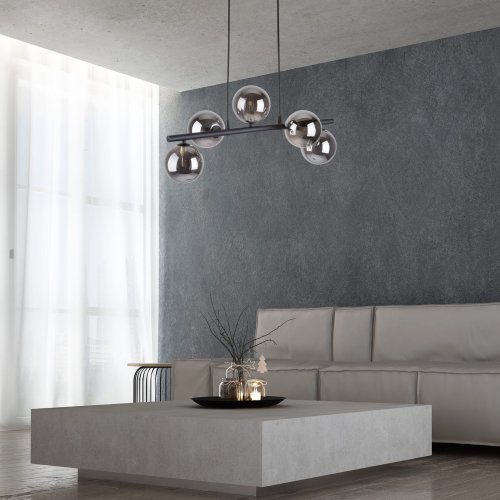 Люстра подвес TK Lighting Estera Black 6707