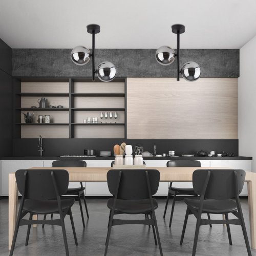 Люстра потолочная TK Lighting Estera Black 6706