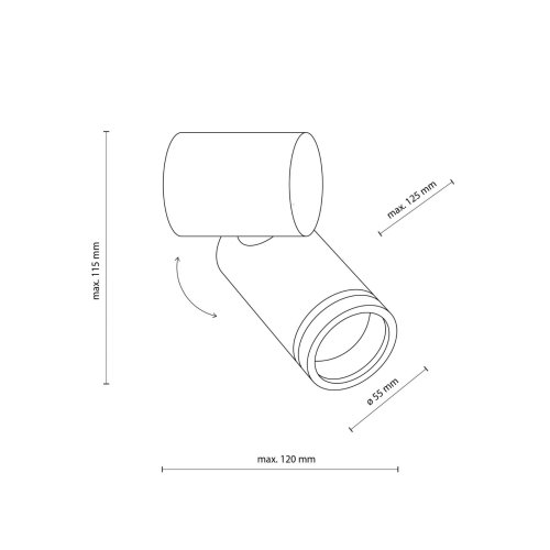 Бра TK Lighting Jet White 5393