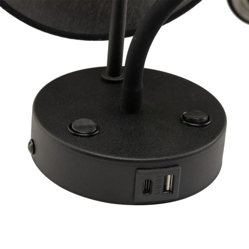 Бра TK Lighting Maja Black 10203 USB