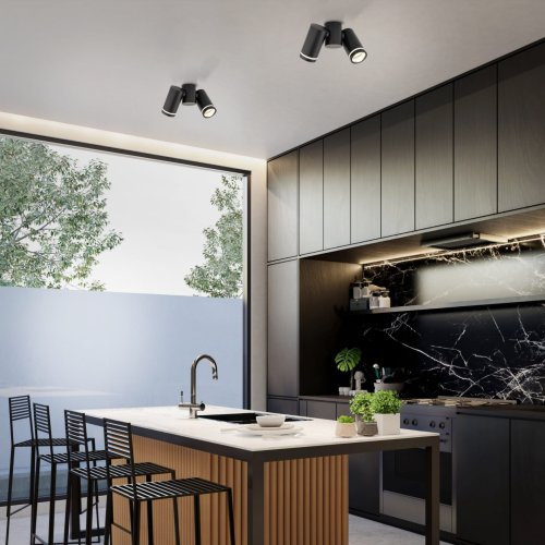 Світильник стельовий TK Lighting Jet Black 4539
