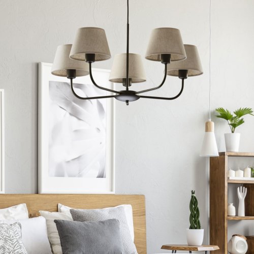 Люстра с абажурами TK Lighting Chicago 3989