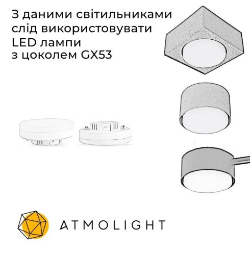 Люстра подвес Atmolight Orbi Dots GX53 P6 610/305 Black