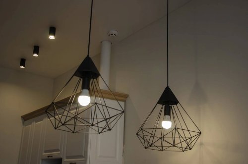 Люстра подвес лофт Atmolight Pyramid P350 Black