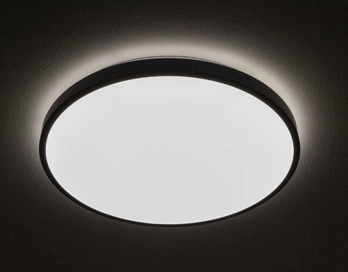 10971 Світильник Nowodvorski AGNES ROUND LED PRO BLACK 22W 3000K IP44 CN
