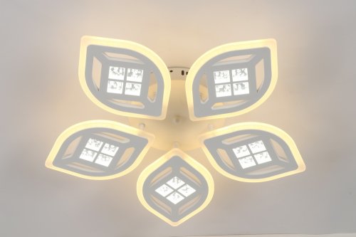 Люстра светодиодная Sirius 09882/5 WT 150W LED с пультом+диммер