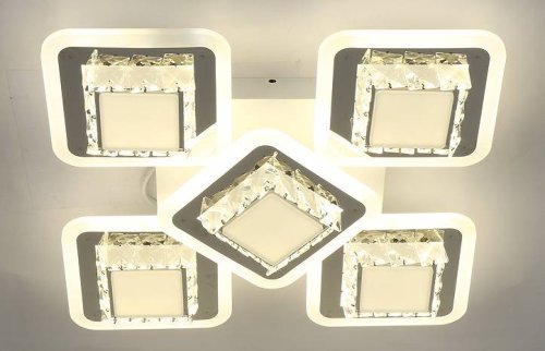 Люстра светодиодная Sirius 91982/4+1 WT 246 W LED с пультом+диммер