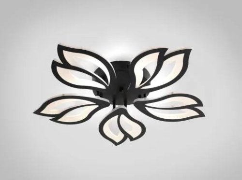 Люстра светодиодная Sirius 58693/5 BK 120W LED с пультом+диммер