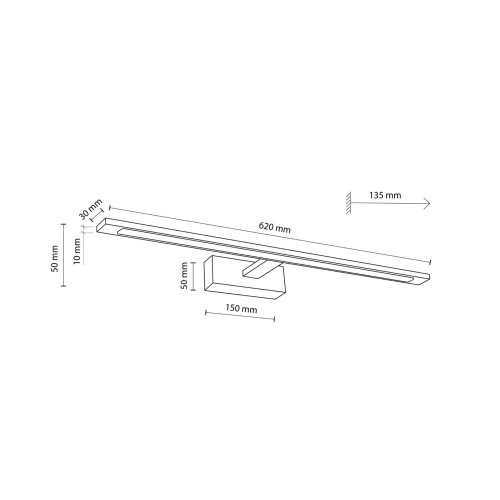 Светильник настенный(бра) TK Lighting GALLERY LED 18003 20W