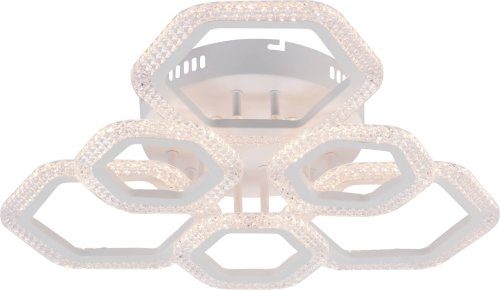 Люстра светодиодная Sirius 0948С/3+3 WT 96W LED с пультом+диммер