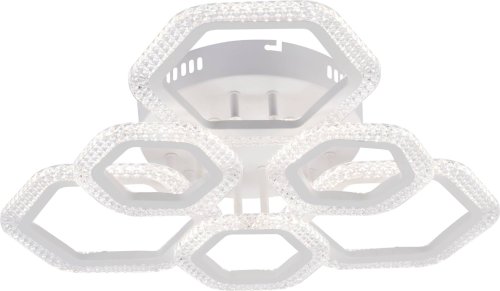 Люстра светодиодная Sirius 0948С/3+3 WT 96W LED с пультом+диммер