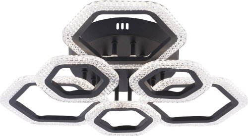 Люстра светодиодная Sirius 0948С/3+3 ВК 96W LED с пультом+диммер